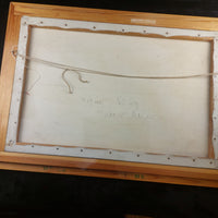 Thumbnail for Original Oil on Canvas River Painting – Signed by E. Walker, Landscape See Pics21
