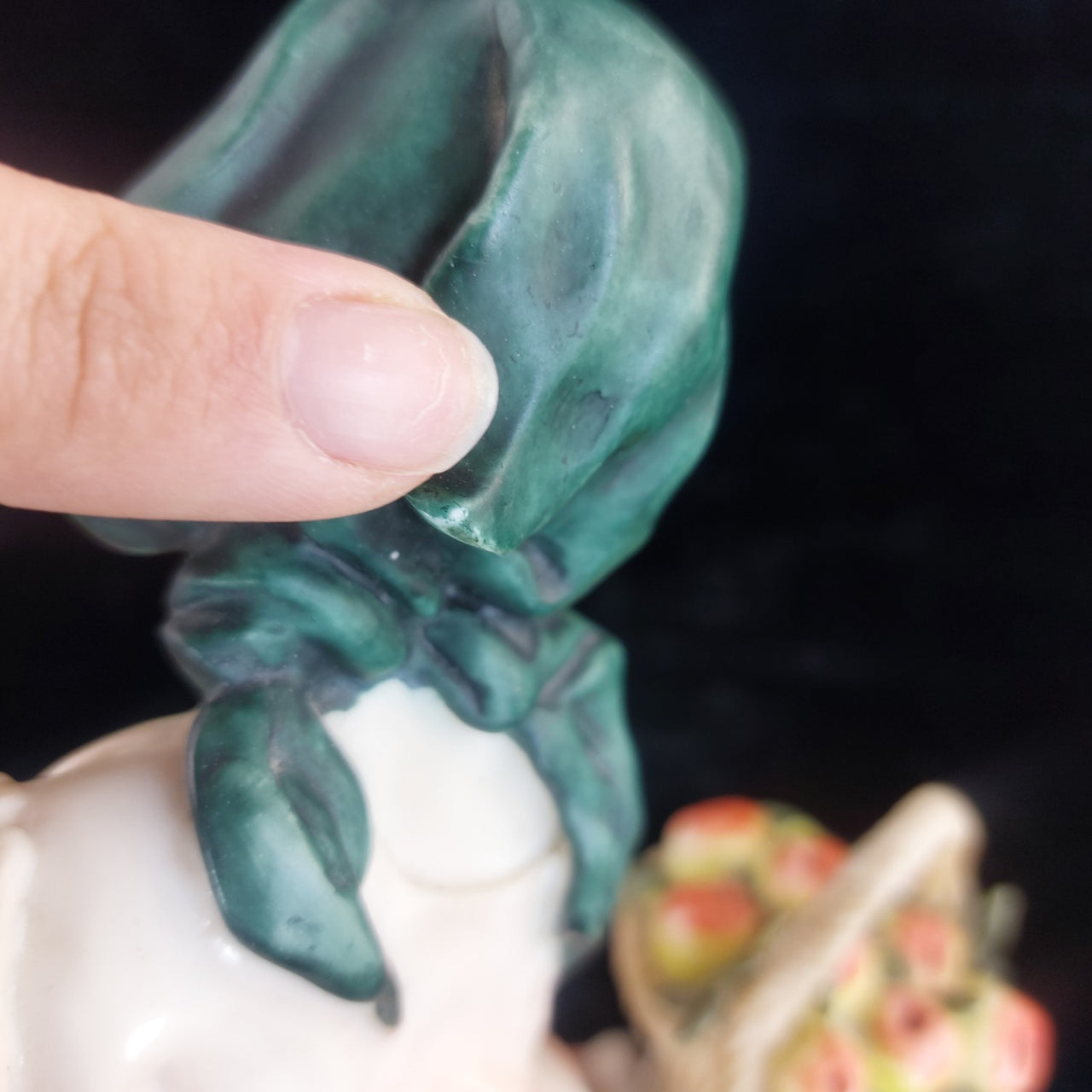 Anina ( La Anna) Collection Italian Alabaster –Couple in Love Figurine  1999. 1520