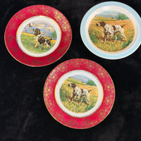 Thumbnail for Odette Degrain Delorge Limoges France Hunting Dog Plates Set of 3 8