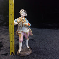 Thumbnail for Antique Figurine Porcelain Violinist Rococo Style 5.5