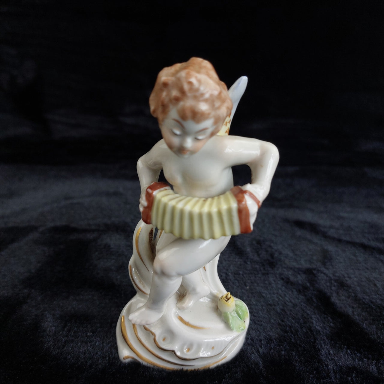 Carl Scheidig Gräfenthal Antique German Porcelain Cherub Musician Figurines Set9