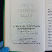 Thumbnail for Modern Library  Seven Gothic Tales Isak Dinesen Green Cloth 1960s Vintage dec US5