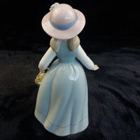 Thumbnail for The Leonardo Girl Collection with Basket Blue Dress Figurine 7