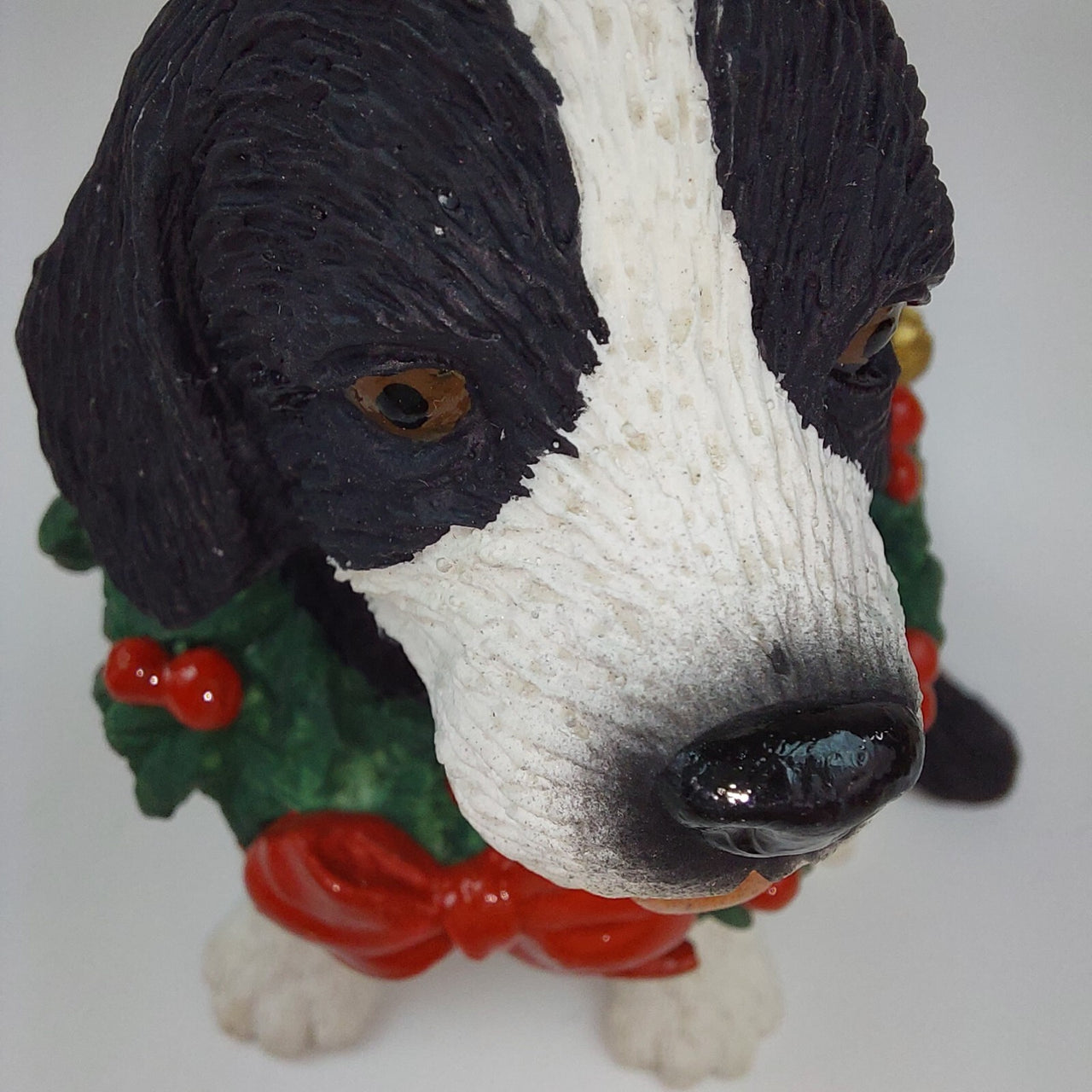 Tom Rubel Deer Silver Christmas Dog Figurine Collectible - xmas dog decor 199011