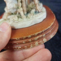 Thumbnail for Regency Arts Fine Foxes Figurine decor Woodland Scene – 265g 4