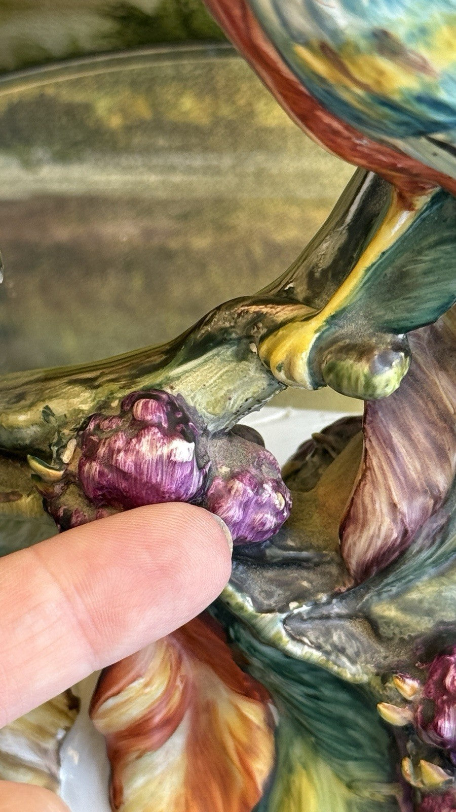 Stunning Rare Giuseppe Armani Figurine Mother Bird Feeding 3 Chicks Signed Italy12