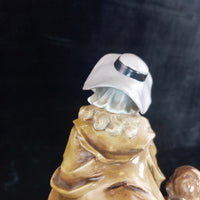 Thumbnail for Volkstedt Figurine Porcelain Woman Child Dog Crown N Mark 30cm/12in German 1489g9