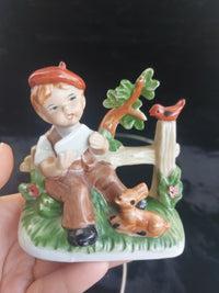 Thumbnail for 1875 PM&M Antique German Treasure Masters Bisque Porcelain Boy Little Figurine10