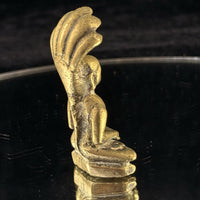 Thumbnail for Jain Bronze Statue – Naga Parshvanatha Jain Tirthankara 3” Serpent Hood Idol7