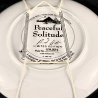 Thumbnail for Franklin Wildlife Mint Collector Plates Set x3 – Fine Porcelain, 1990s Art Each.2