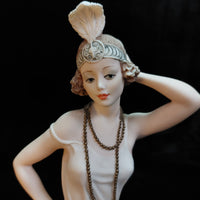 Thumbnail for Florence Armani REGINE lady Figurine 0434F Lady Flapper With Box & C luxry decor11