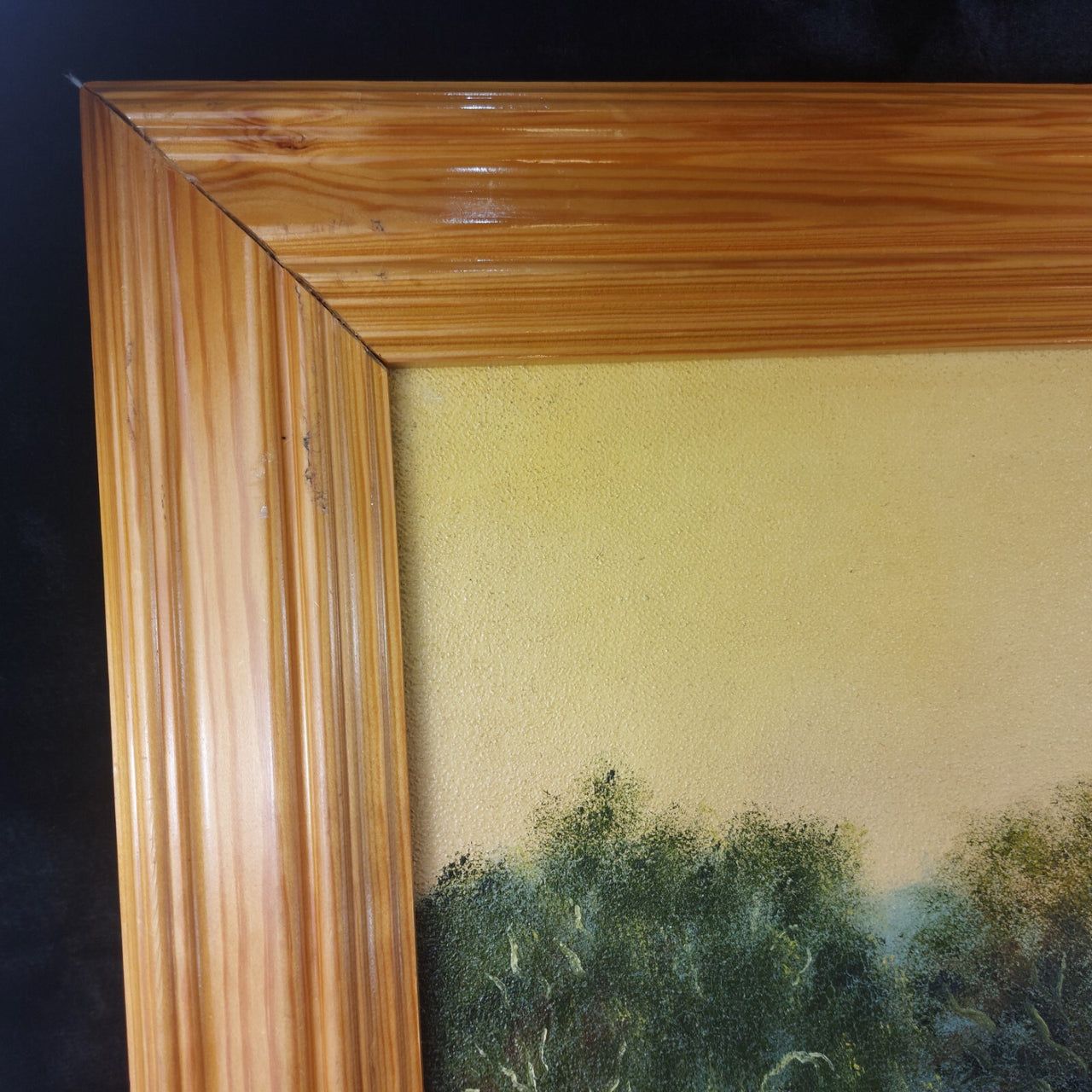 Original Oil on Canvas River Painting – Signed by E. Walker, Landscape See Pics8