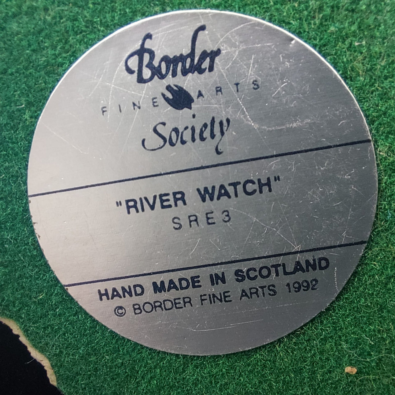 Border Fine "River Arts Watch" - 1992 Otter Figurine -Hand Made in Scotland4