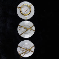 Thumbnail for Limoges Royal Blue  Glaze & Decorative Plate  Miniature Porcelain  Wall 3 Plates12