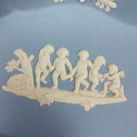 Thumbnail for Wedgwood Jasperware Blue – Lidded Trinket Dish & Box Design Cherub Collectable13
