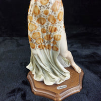 Thumbnail for Giuseppe Armani Florence lady Figurine 14in Gypsy Semi Nude bohem decor12