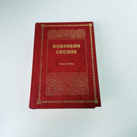 Thumbnail for Purnell Crusoe Robinson 1975 Red Illustrated Edition Daniel Defoe Hardcover deco1