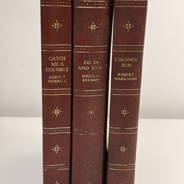 Companion Book Club Set x3 1970s Gerald Durrell Reeman Markham Bond Style Decor1