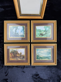 Thumbnail for A Collection of Classic Art: Vintage Constable Prints Landscape & frame Set of 510