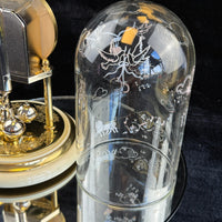 Thumbnail for Stunning Hermle Anniversary Quartz Gold color Clock made in Germany Collectable12