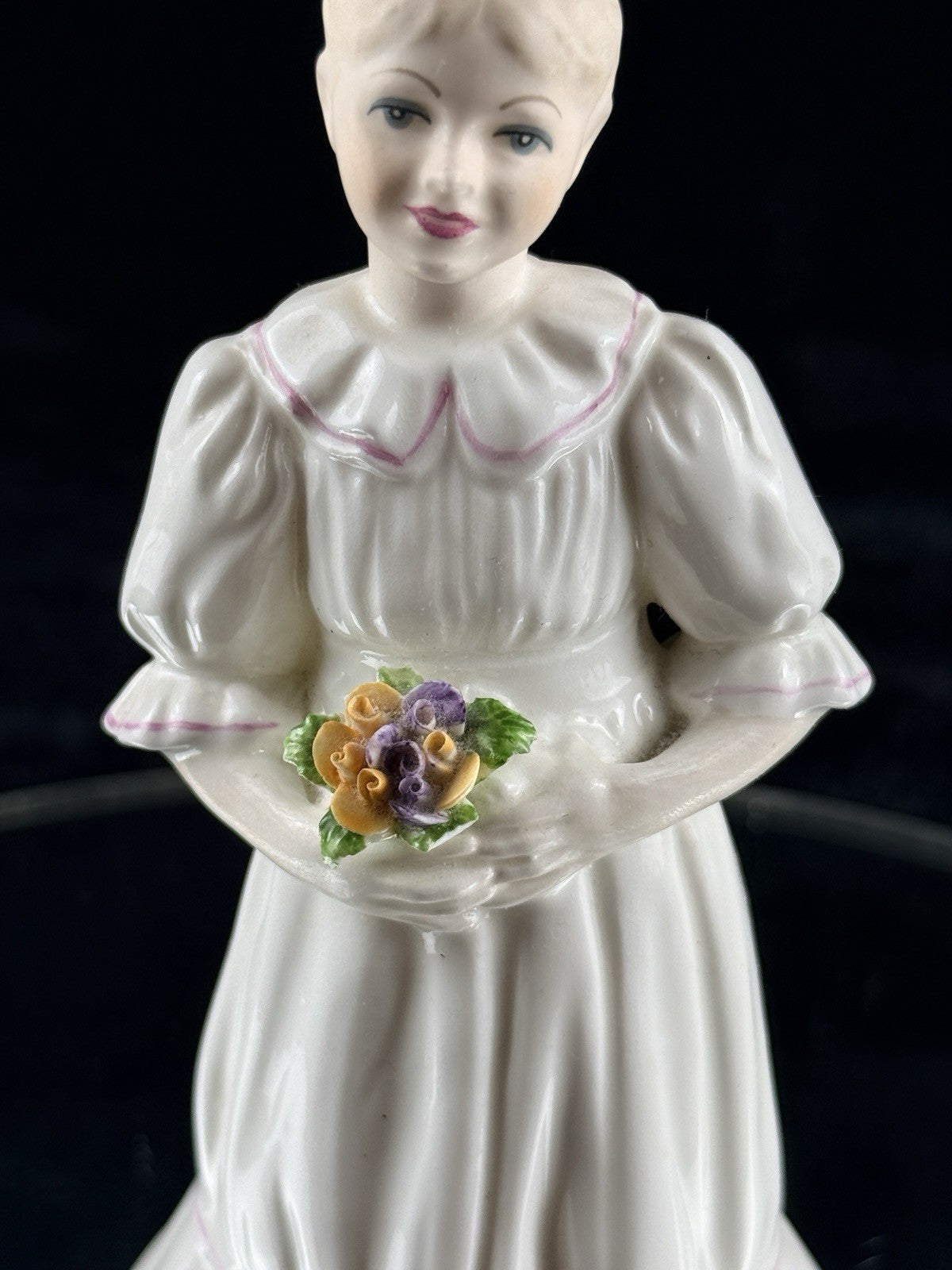 Coalport The Bridesmaid Bone China Figurine Hand Decorated England 6in4