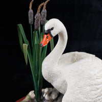 Thumbnail for Border Arts Fine First One In Swan & Cygnets Figurine 1997 Handmade Scotland dec8