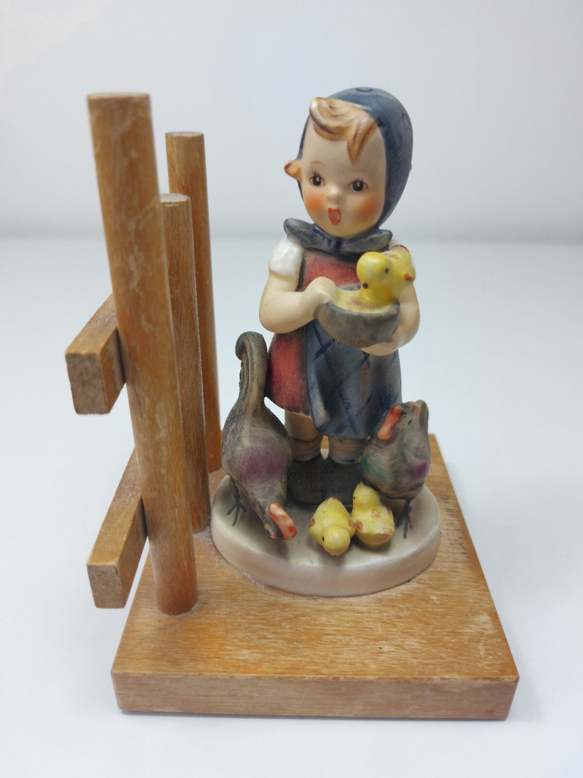 Goebel Hummel HUM 250 A&B Bookends Goat Herder & Feeding Time 1960s Figurine dec18