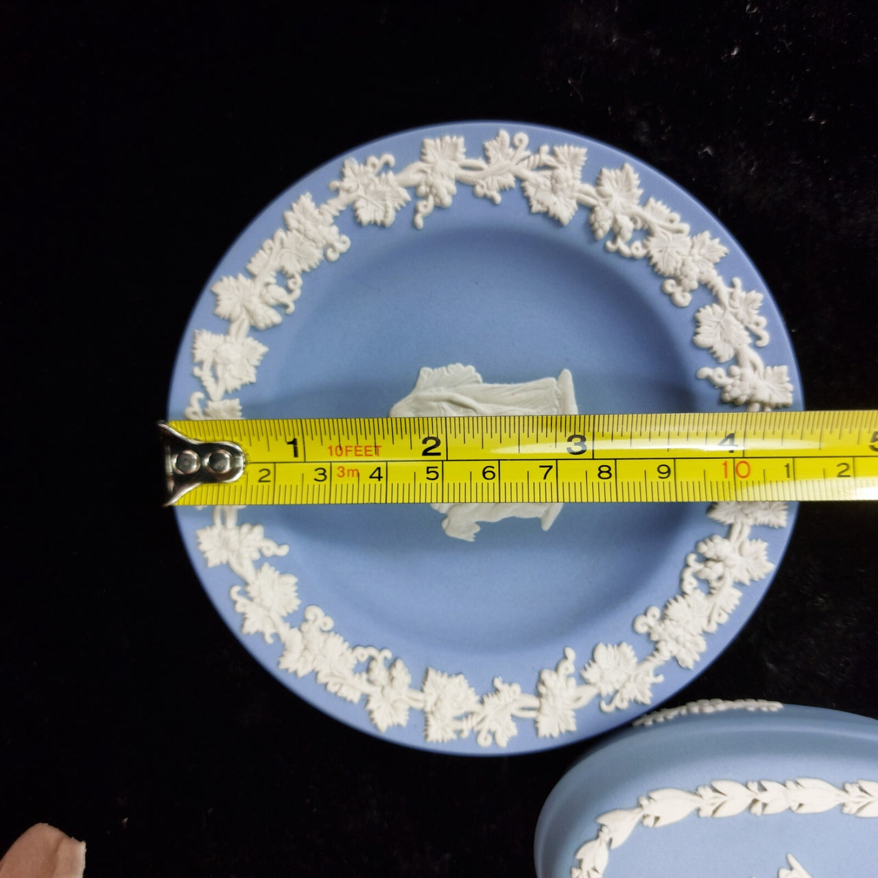Wedgwood Heart Jasperware Blue Trinket Plate & Box Set british bedroom decor16