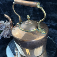 Thumbnail for Antique Large Copper Kettle with Brass and Copper Handle - English Country House21