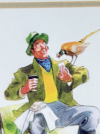 Thumbnail for Gilroy Lunch Break Hunting Humour Print Framed John Guinness Art 1712” 6
