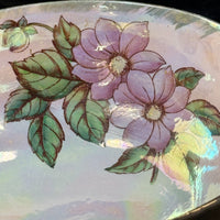 Thumbnail for Maling Dahlia Lustre large Bowl Pink Floral England 20cm HandPainted gift5