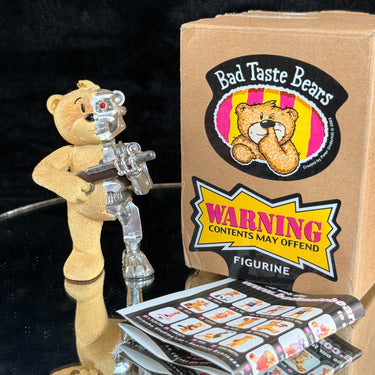 Rare Bad Taste Bears THE TERMINATOR Figurine Sci-Fi Cyborg T-800 Parody Boxed 1