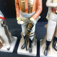 Thumbnail for 3Napco Military Porcelain Figurines Set Made in Sri Lanka Tall one hand broken8