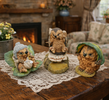 Langford Hedgies Figurines Lot Baby Howard Digby 199 Ollie onSlide  decor see pi0