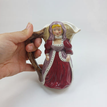 Hillsborough Ware HandPainted Lady Jug  7
