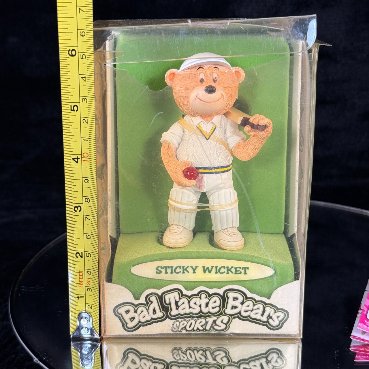 Bad Taste Bears Sticky Wicket Cricket Figurine Funny Gift see the box gift him5