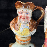 Thumbnail for Fieldings Pickwick Ware Mrs Bardell & Character Jug England Hand Painted de Pair12