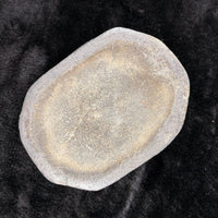 Thumbnail for Antique 19th Century Stone Trinket Box Red Floral Relief Lid 5