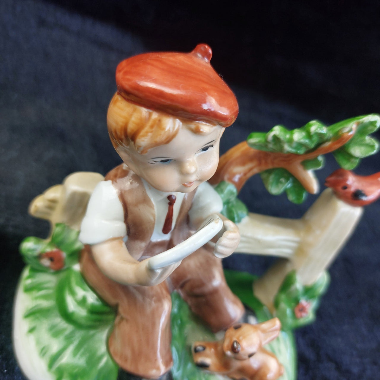 1875 PM&M Antique German Treasure Masters Bisque Porcelain Boy Little Figurine3