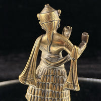 Thumbnail for Vintage / antique Indian Brass Krishna Dancing Statue â 5â Hindu Deity figur4