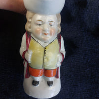 Thumbnail for Z Crown Staffordshire Jugs Toby Style Pair antique vintage kitchen  4