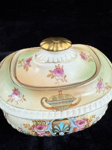 Exquisite Antique Crown Devon Fieldings Tea Pot  