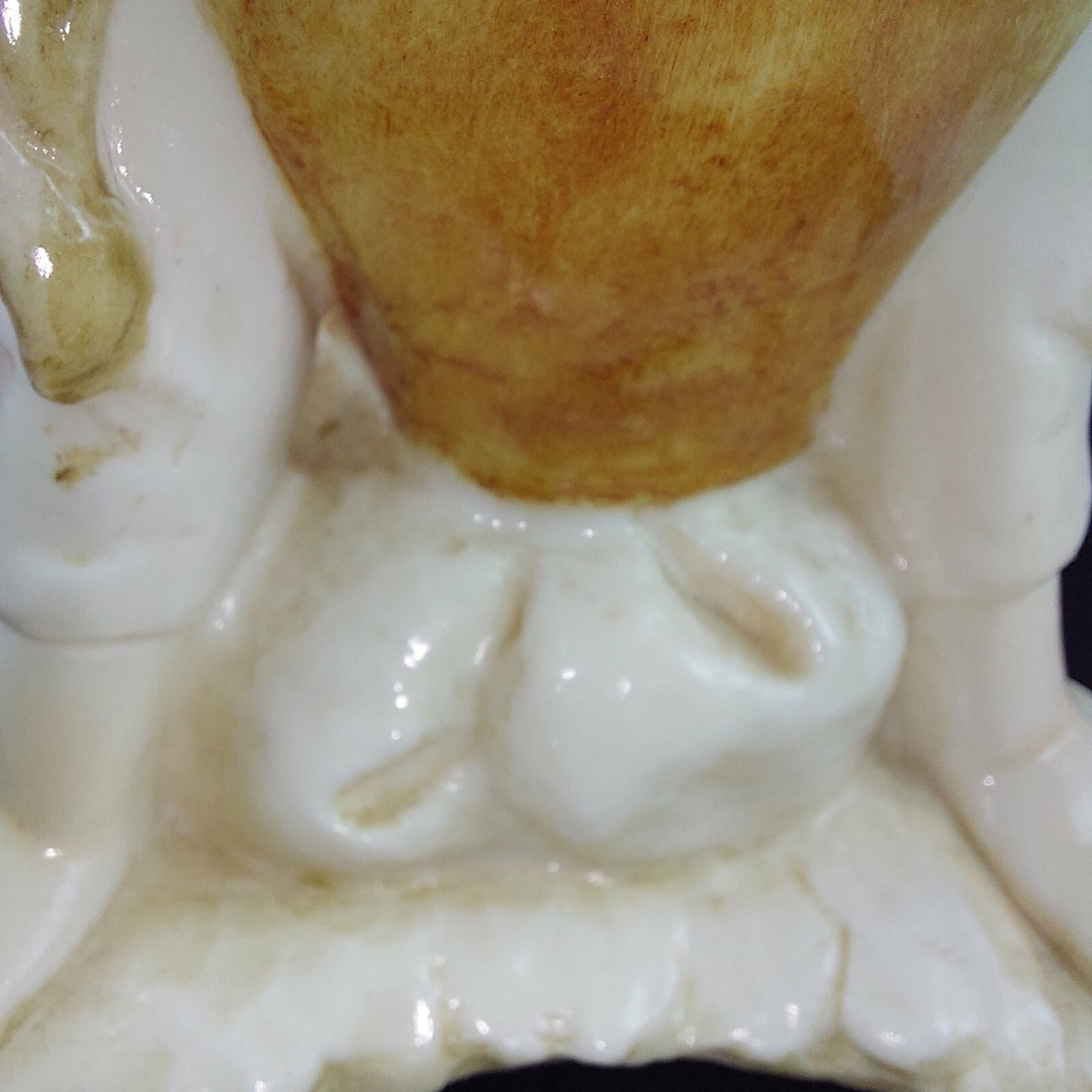 Vintage Italy - Ceramic 1950s A. Santini Little Girl Sitting Glazed Figurine14