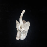 Thumbnail for Rare NAO by Lladro Elephant Figurine 1977 Porcelain Glazed Statue bookcase decor5