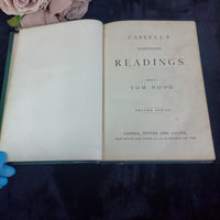 Thumbnail for Cassell Penny Readings Vol I II Tom Hood Leather Illustrated Books Antique Set18