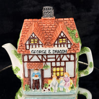 Thumbnail for Novelty Set Teapots x2 1.55George & Dragon Pub + Rovers Return Newton & Ridley18