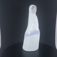 Thumbnail for Requena Miquel Nun Figurine Pristine White Porcelain, 6.5