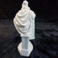Thumbnail for Antique Porcelain Figurines Pair Woman Man Medieval Style 6in Glazed damaged15
