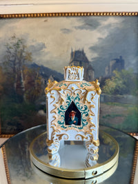 Thumbnail for Rare Antique Porcelain Victorian Potpourri Jar /vase/ box German/Dresden Style14