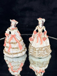 Thumbnail for Vintage Sudehl Figurine Set of 3 Victorian Lady & Daughters Hand Painted Statues3
